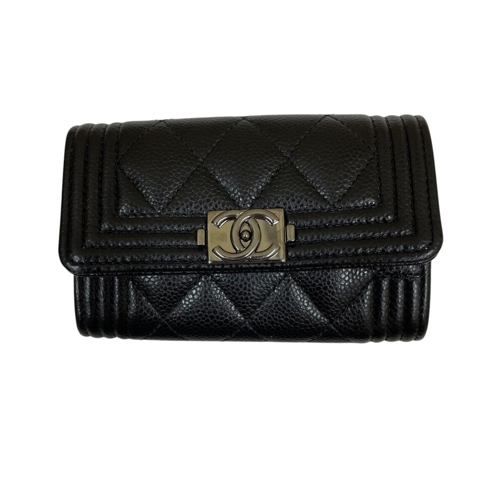 Chanel Boy Wallet Black